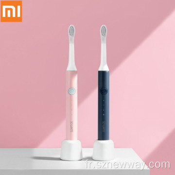 Pinjing Sonic Electric Tood Brosse à dents imperméable rechargeable